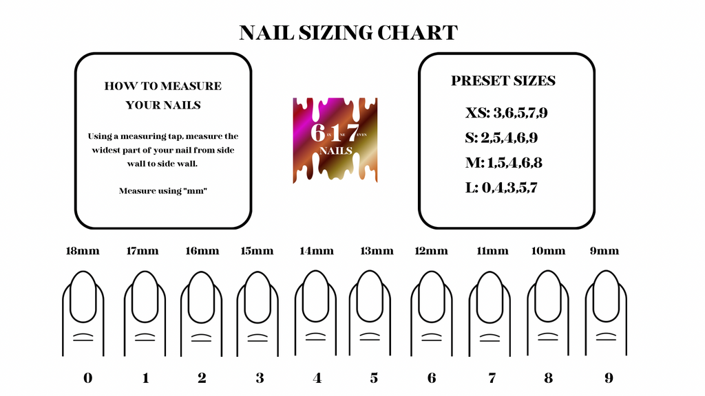 Gold Link Nail Set